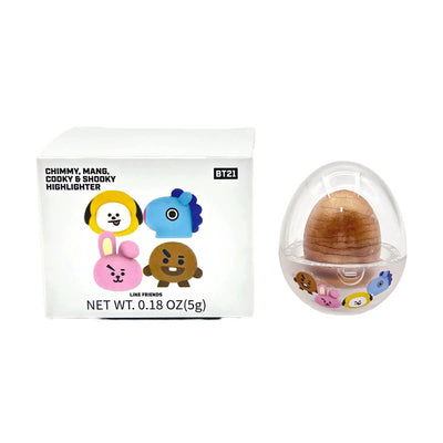 BT21 CHIMMY, MANG, SHOOKY, COOKY Cosmetic Highlighter