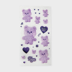 BT21 KOYA minini Purple of Wish Stickers
