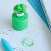 LINE FRIENDS minini lenini Under The Pool Figurine Stamp