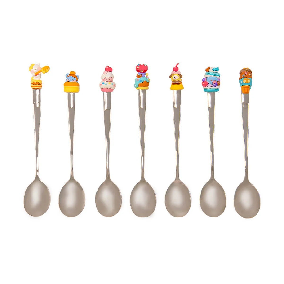 BT21 minini Sweetie Dessert Spoon Set 7 PCS - LINE FRIENDS_US
