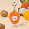 LINE FRIENDS minini Farm Plush Keyring