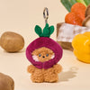 LINE FRIENDS minini Farm Plush Keyring