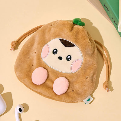 LINE FRIENDS mini Farm String Pouch