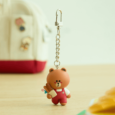 LINE FRIENDS Ordinary Days  Figure Keyring