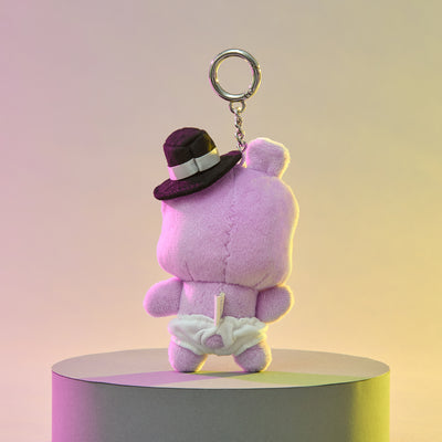 BT21 MANG BORN TO DANCE - BABY PLUSH KEYRING with FEDORA