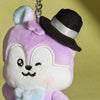 BT21 MANG BORN TO DANCE - BABY PLUSH KEYRING with FEDORA