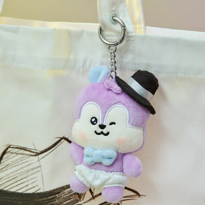 BT21 MANG BORN TO DANCE - BABY PLUSH KEYRING with FEDORA