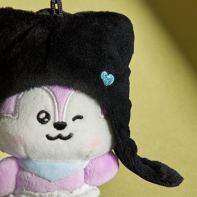 BT21 MANG BORN TO DANCE - BABY PLUSH KEYRING with LONG HAT