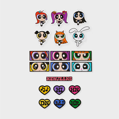 THE POWERPUFF GIRLS X NewJeans Sticker Pack