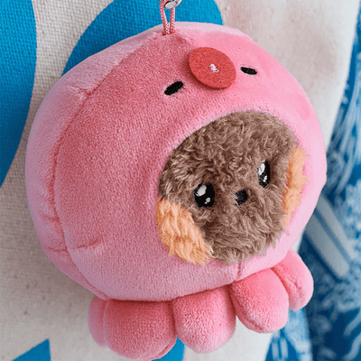 LINE FRIENDS mini minini bnini Under the Pool Plush Keyring