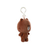 LINE FRIENDS BROWN Basic Mascot Keychain