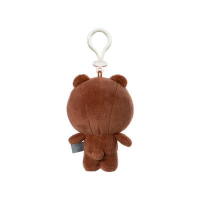 LINE FRIENDS BROWN Basic Mascot Keychain