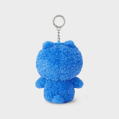 LINE FRIENDS Colored BROWN Doll Keyring Blue