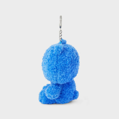 LINE FRIENDS Colored BROWN Doll Keyring Blue