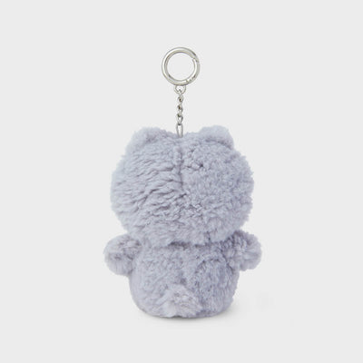 LINE FRIENDS Colored BROWN Doll Keyring Gray