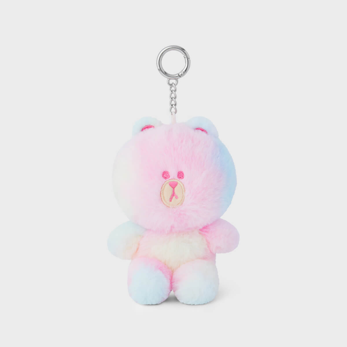 LINE FRIENDS Colored BROWN Doll Keyring Multi