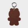 LINE FRIENDS BROWN Original Leather Keyring