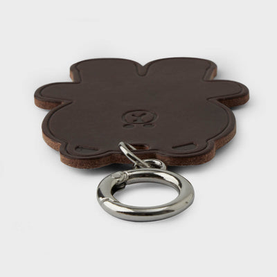 LINE FRIENDS BROWN Original Leather Keyring