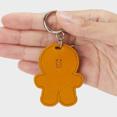 LINE FRIENDS SALLY Original Leather Keyring