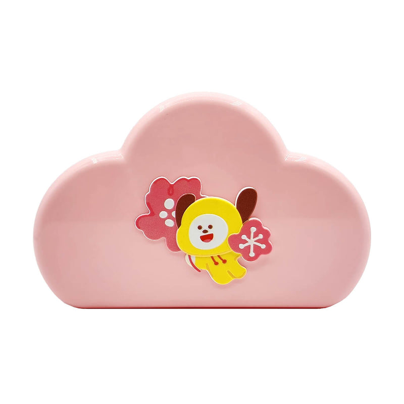 BT21 CHIMMY Cherry Blossom Tissue Box Cover