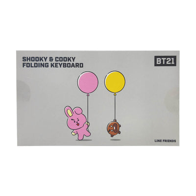 BT21 SHOOKY & COOKY Folding Keyboard