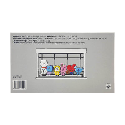 BT21 SHOOKY & COOKY Folding Keyboard