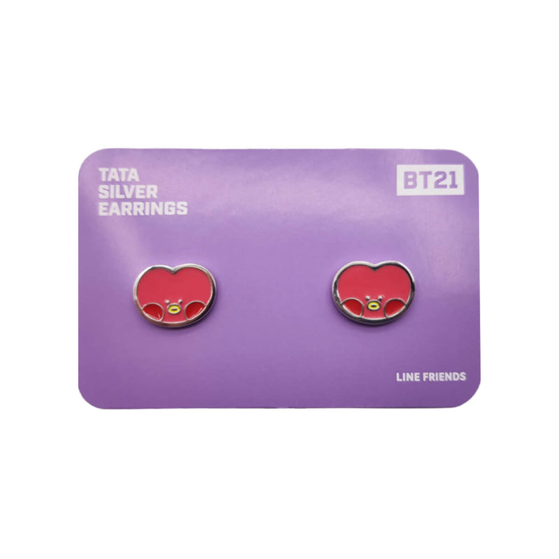BT21 TATA BABY Silver Stud Earrings