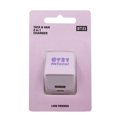 BT21 TATA & VAN minini Dual USB Wall Charger