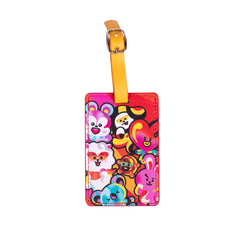 BT21 x Jade Purple Brown Luggage Tag