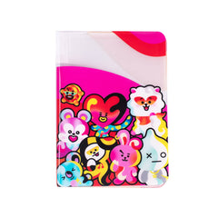 BT21 x Jade Purple Brown Passport Holder