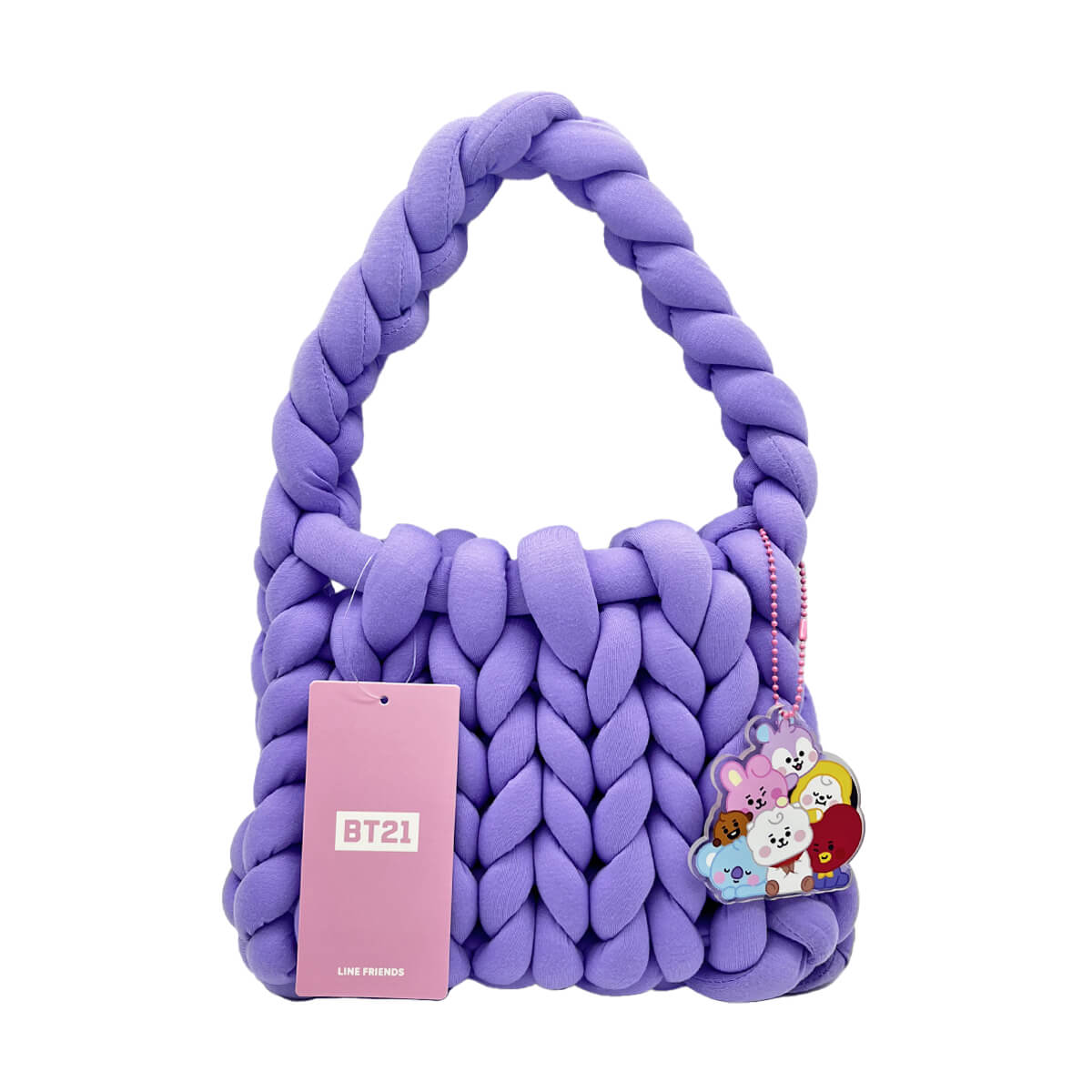 Yarn and Colors Basket Bag Crochet Kit 006 Taupe - Yarnplaza.com