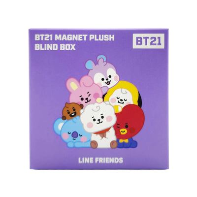 BT21 Plush Face Magnet Blind Box