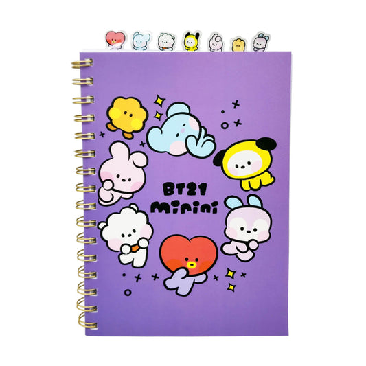 BT21 minini Spiral Notebook