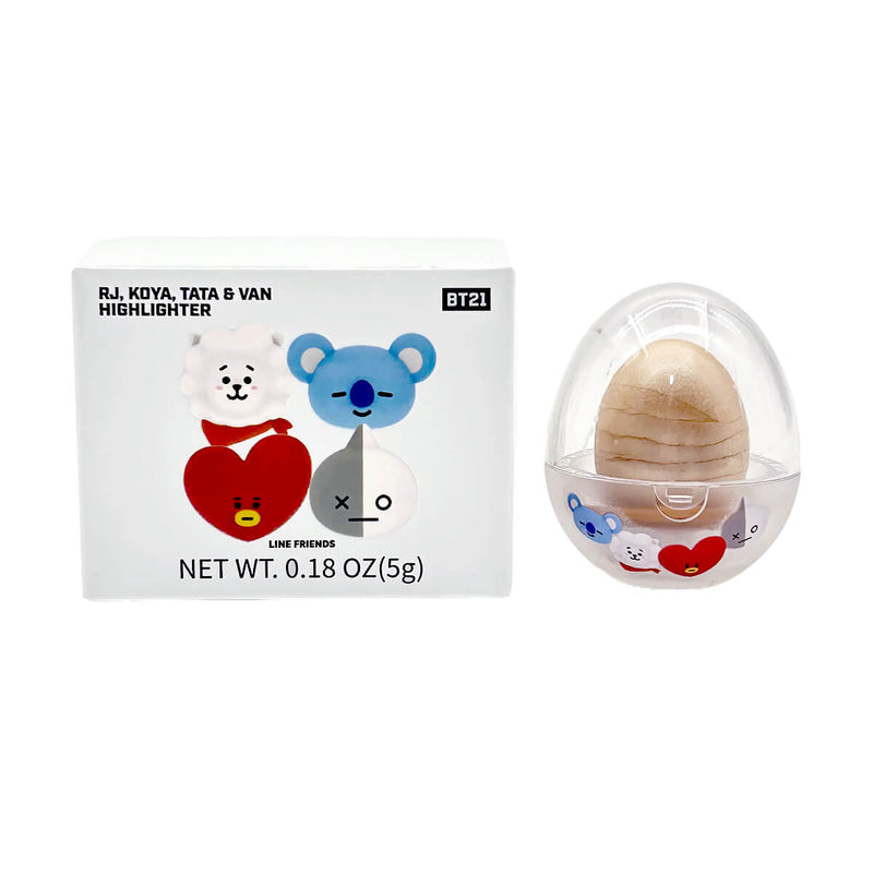 BT21 RJ, KOYA, TATA & VAN Cosmetic Highlighter