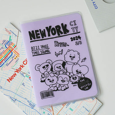 BT21 NEW YORK City Edition Passport Cover