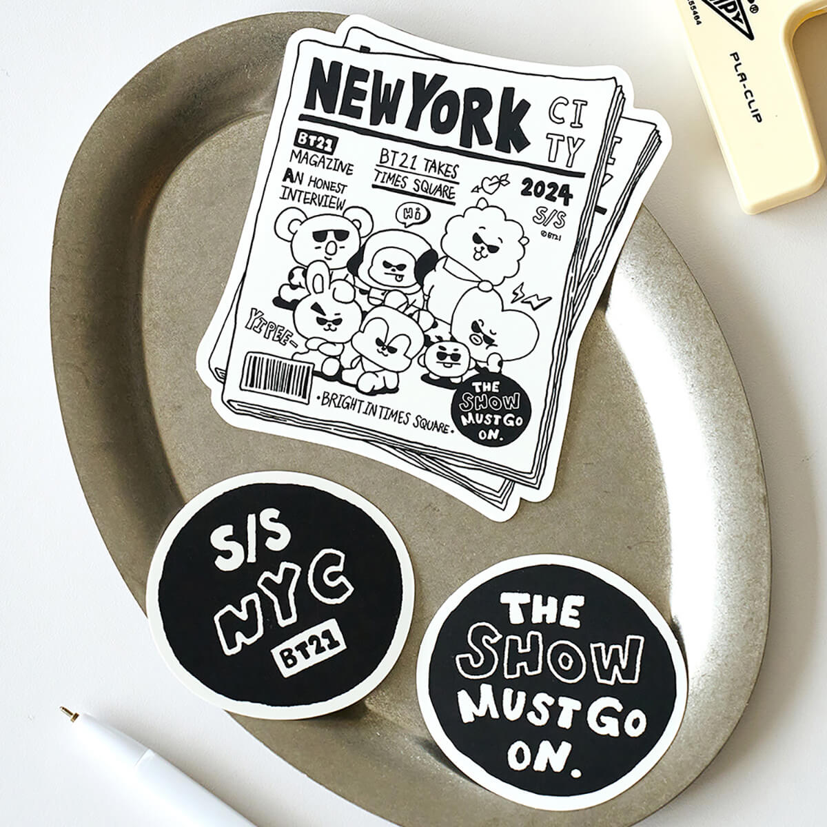 BT21 NEW YORK City Edition Sticker Set