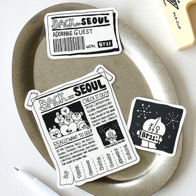 BT21 SEOUL City Edition Sticker Set