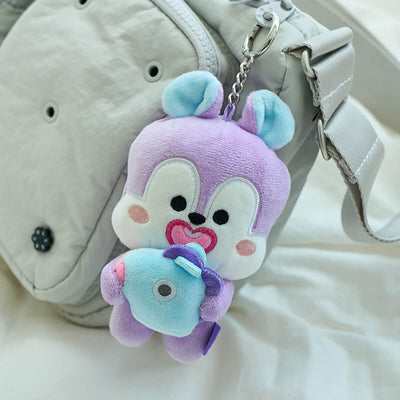 BT21 MANG Basic Doll Keyring with Mask