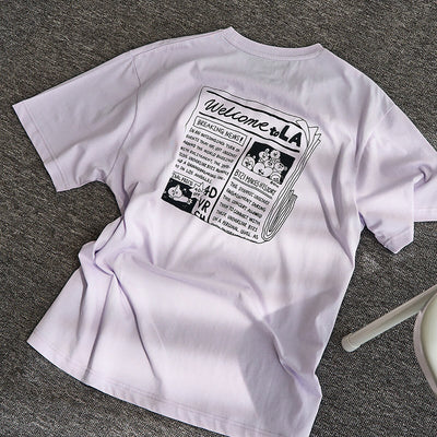 BT21 LA City Edition T-Shirt Purple