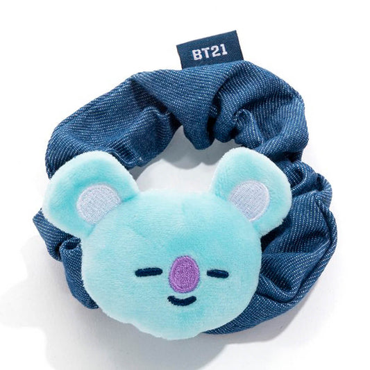 BT21 KOYA Denim Scrunchie