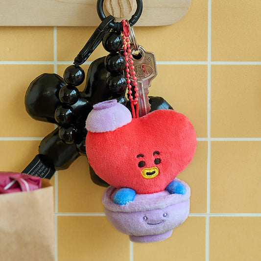 BT21 TATA RJ the Foodie Rice Bowl Keyring Small