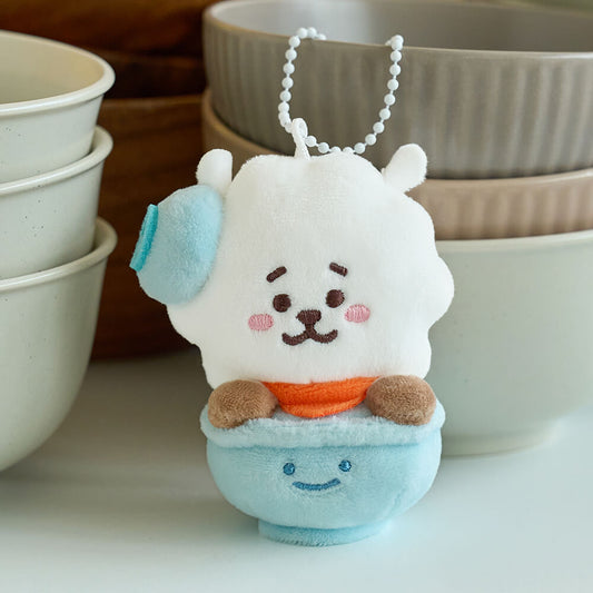 BT21 RJ the Foodie Rice Bowl Keyring Small