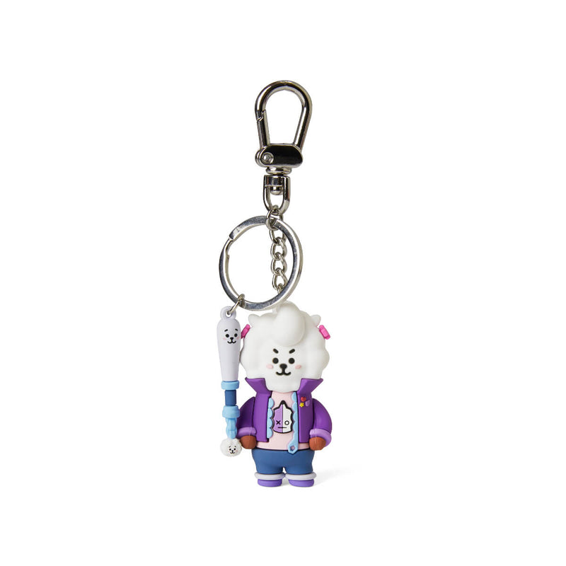 BT21 X Brawl Stars BIBI RJ Keyring