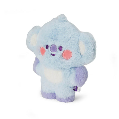 BT21 KOYA BABY Flat Fur Purple Heart Standing Doll