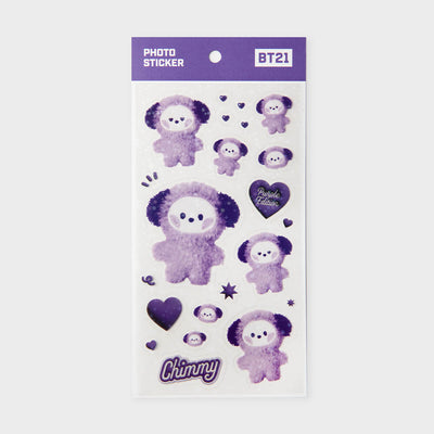 BT21 CHIMMY minini Purple of Wish Stickers