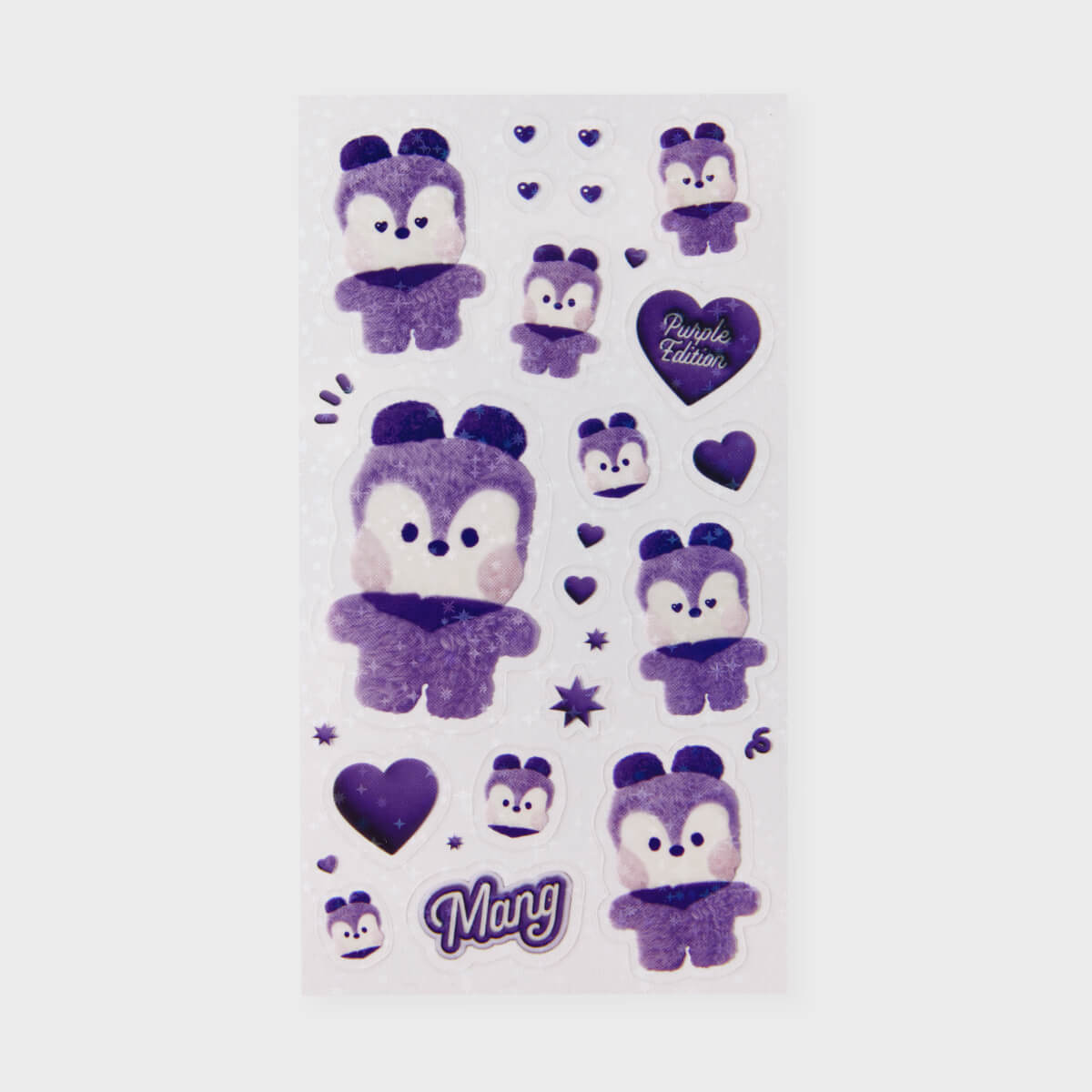 BT21 MANG minini Purple of Wish Stickers