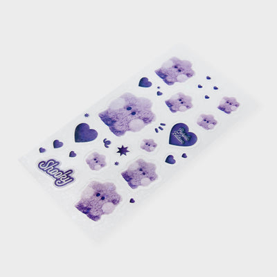 BT21 SHOOKY minini Purple of Wish Stickers