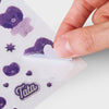 BT21 TATA minini Purple of Wish Stickers