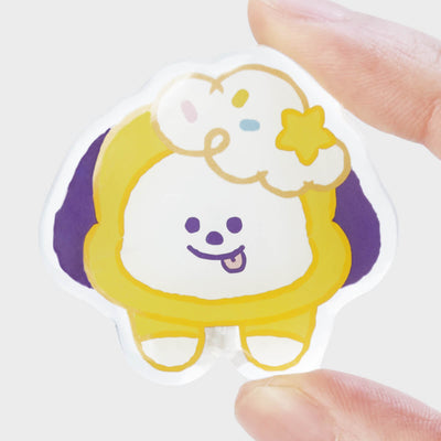BT21 CHIMMY On the Cloud Acrylic Clip Magnet