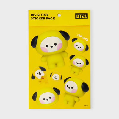 BT21 CHIMMY BIG & TINY Edition Removable Stickers